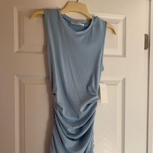 American Threads cinched mini dress